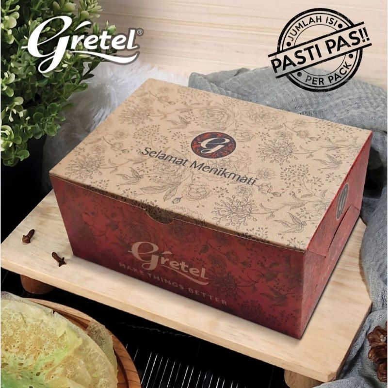 

DUS GRETEL BROWN MOTIF 12x14 / 10x15 / 11x15 / 15x15 / 18x18 / 20x20 / 22x22 / BOX SNACK / BOX NASI / DUS NASI/ 10 LEMBAR