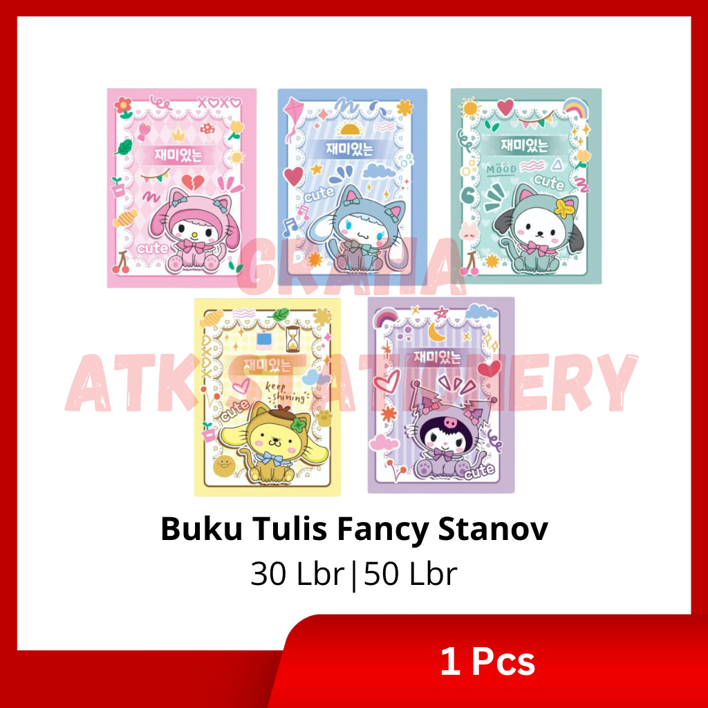 

[1 Pcs] Buku Tulis Sanrio 50 Lembar Kuromi Stanov / Buku Tulis Murid Anak Sekolah 50 Lembar Murah