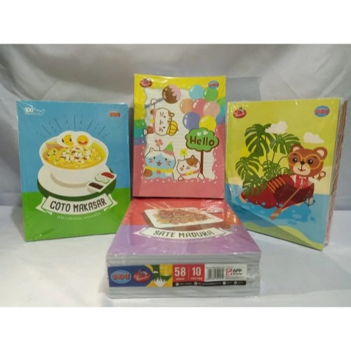

Buku tulis SIDU isi 58 lembar (Pack)