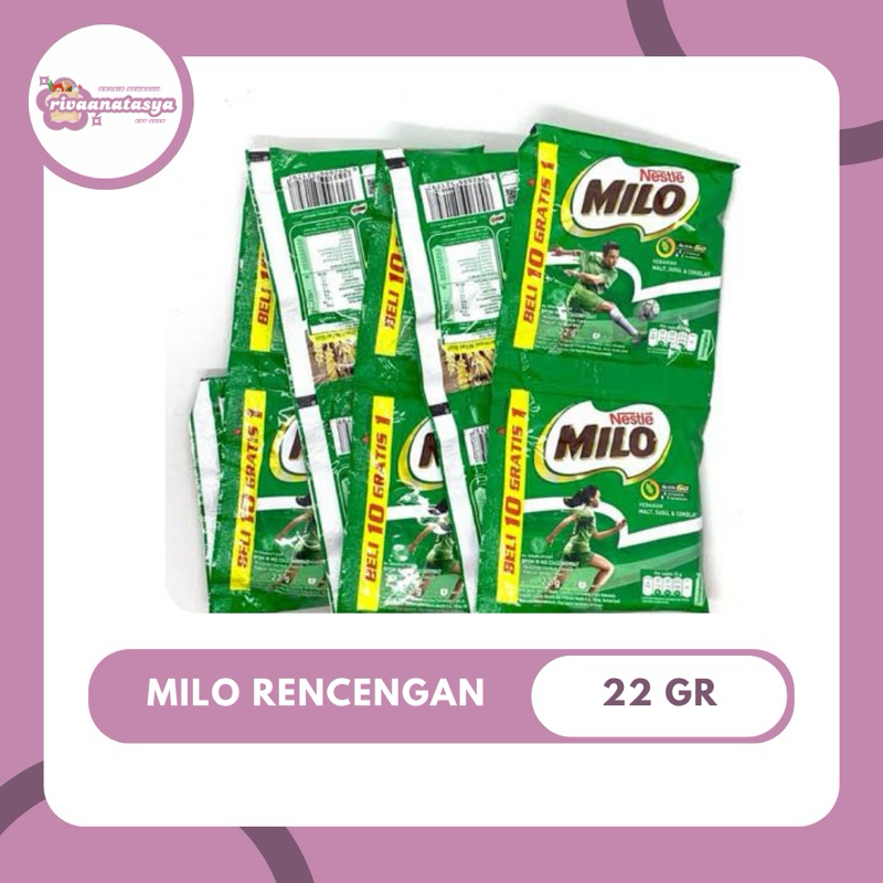 

Nestlé Susu Milo Renceng 22gr (1 Renceng Isi 10 Pcs) - 1 Dus Isi 20 Renceng | Harga Grosir