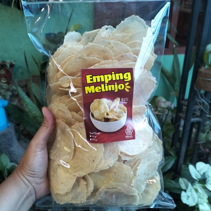 

EMPING MELINJO ORIGINAL SUPER PREMIUM KEMASAN 500GR