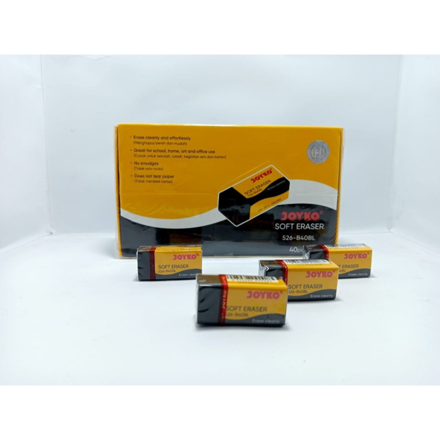 

Penghapus Pensil Kecil JOYKO Putih & Hitam (Pcs)
