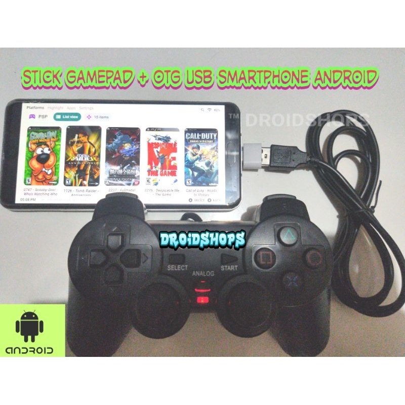 Gamepad Joy Stick USB Bonus OTG TYPE C Paket Games