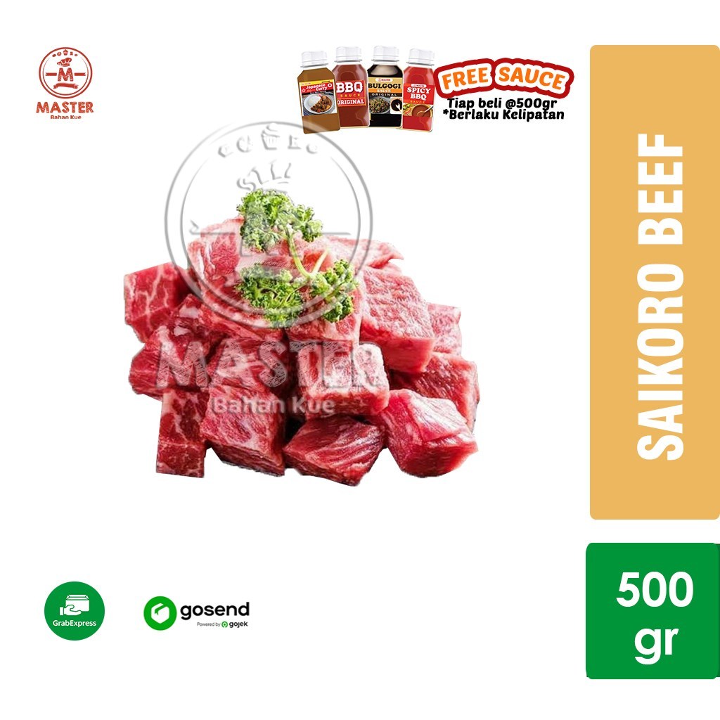 

Saikoro Meltique Beef [500 gr] KHUSUS INSTANT