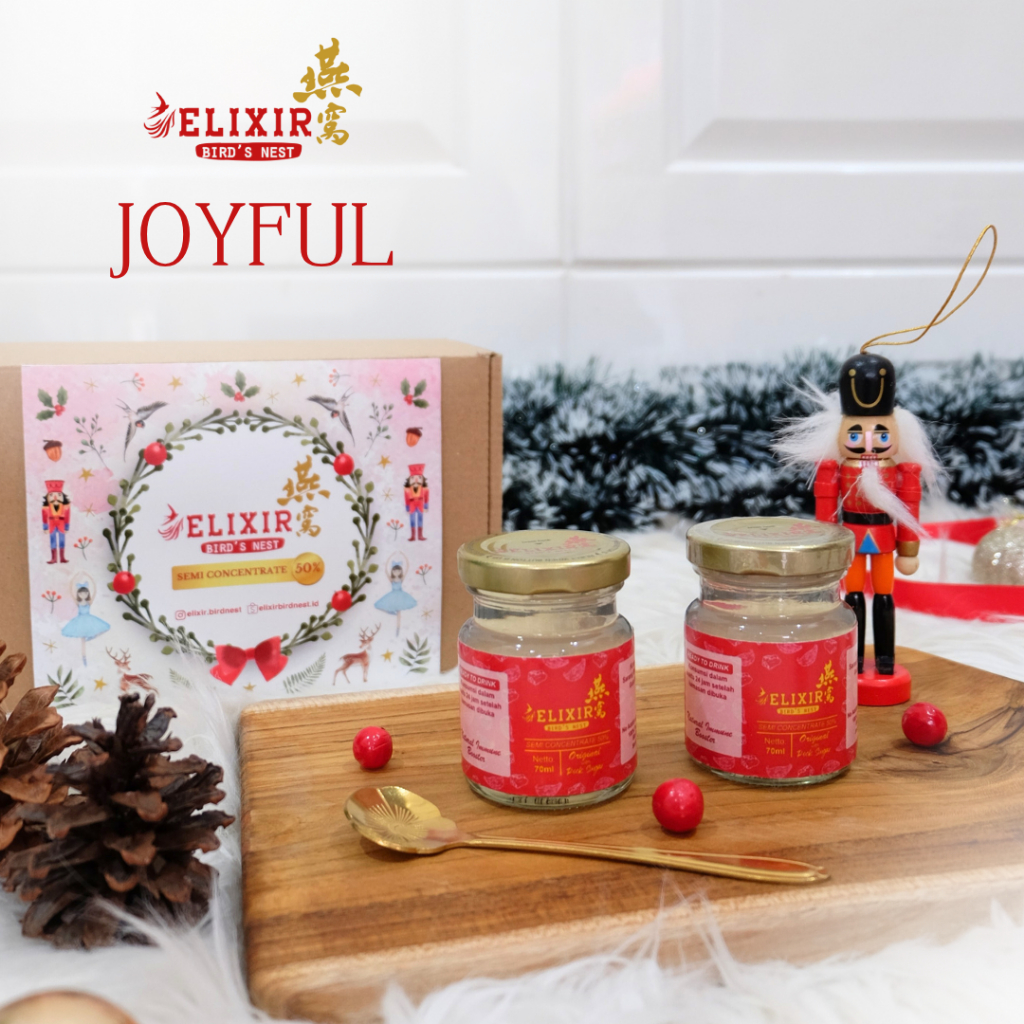 

[ELIXIR BIRD'S NEST] JOYFUL PACKAGE - Minuman Sarang Burung Walet | Hampers Natal | Kado Hadiah Natal | Minuman Kesehatan