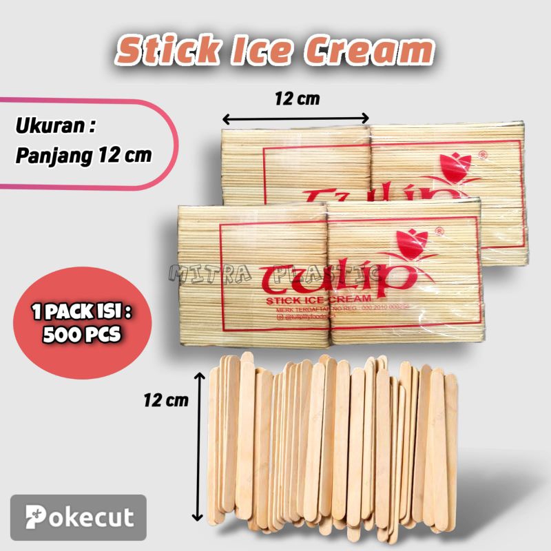 

Stik Es krim / Stik Bambu merk Tulip isi (500)