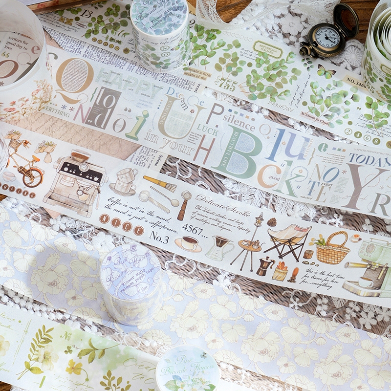 

Washi Tape 50mmx2m Seri Cinta Tanpa Akhir Sticker Aesthetic Dekorasi Journal Vintage Retro Scrapbook Jurnal Stiker Selotip