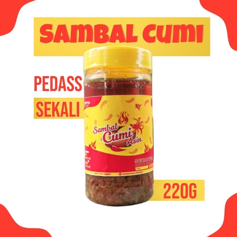 

by Momoya Sambal Baby Cumi PESEK Pedas Sekali