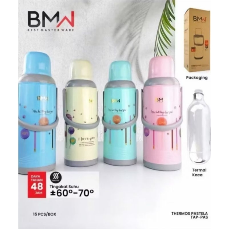 Ay00 JINAWI Termos Air Minum Tahan Panas 48 Jam Vacuum TERMOS BMW QME VIODA TERMOS AIR PANAS TAHAN