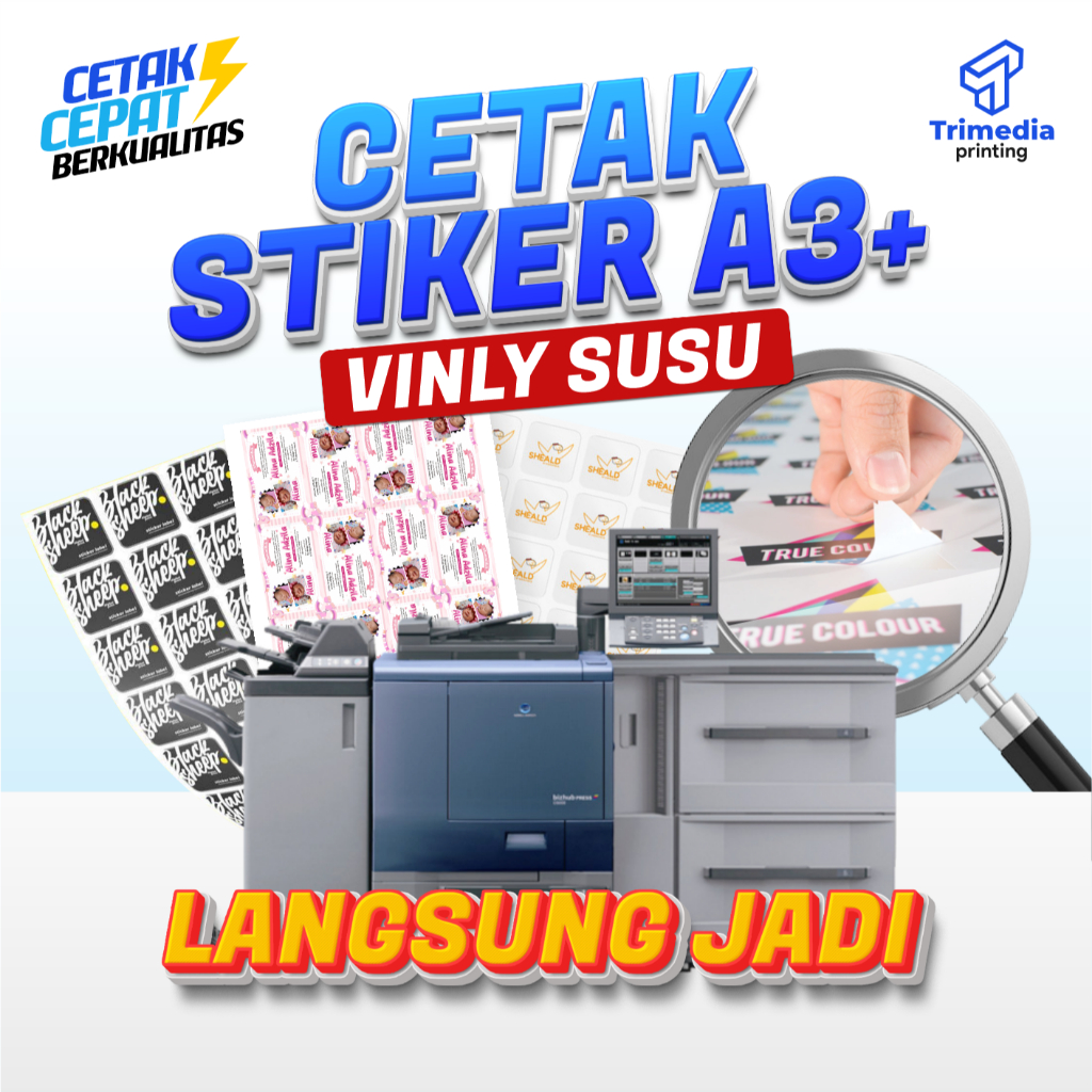 

Cetak Cepat Stiker A3+ Vinly Susu