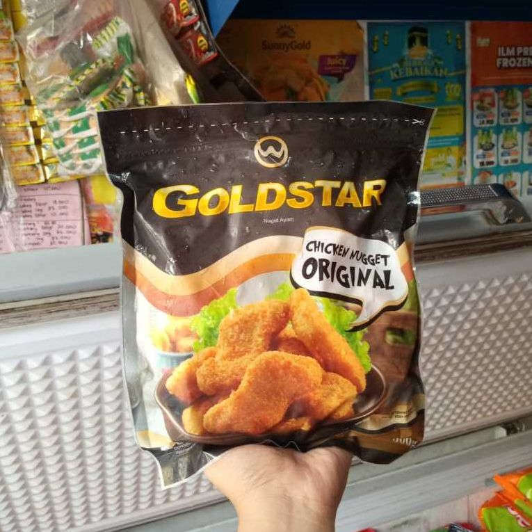 

Goldstar Chicken Nugget Ori 500gr