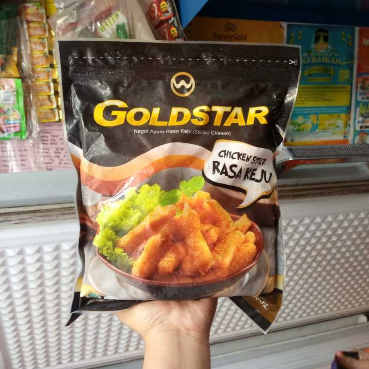 

Goldstar Chicken Stik Rasa Keju 500gr