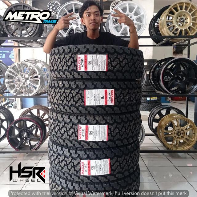 ban mobil semi offroad/lumpur ring 17 275/65 merk maxxis AT980 ukuran 275 65 R17 ban mobil pajero