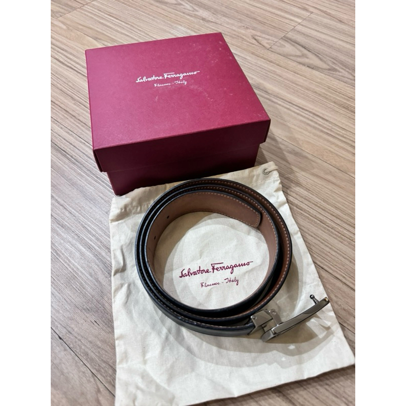 PRELOVED - Belt For Man Salvatore Ferragamo Authentic