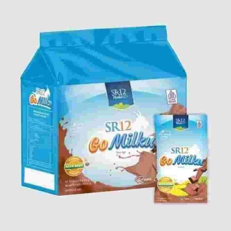 

Go milku SR12 coklat sachet/gomilku susu kambing etawa sr12 rasa coklat best seller/sudah bpom dan halal