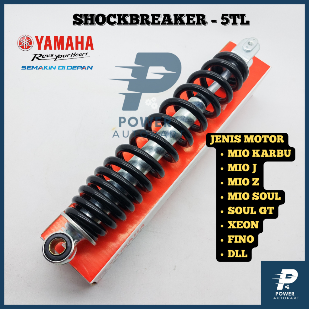 SHOCKBREAKER ORIGINAL SHOCK BELAKANG MIO KARBU, FINO, MIO SMILE , MIO SPORTY,MIO M3, XEON, SOUL GT 1