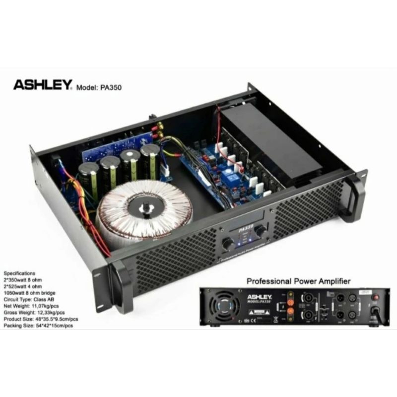 Power Ashley PA 350 Original Amplifier Ashley PA350