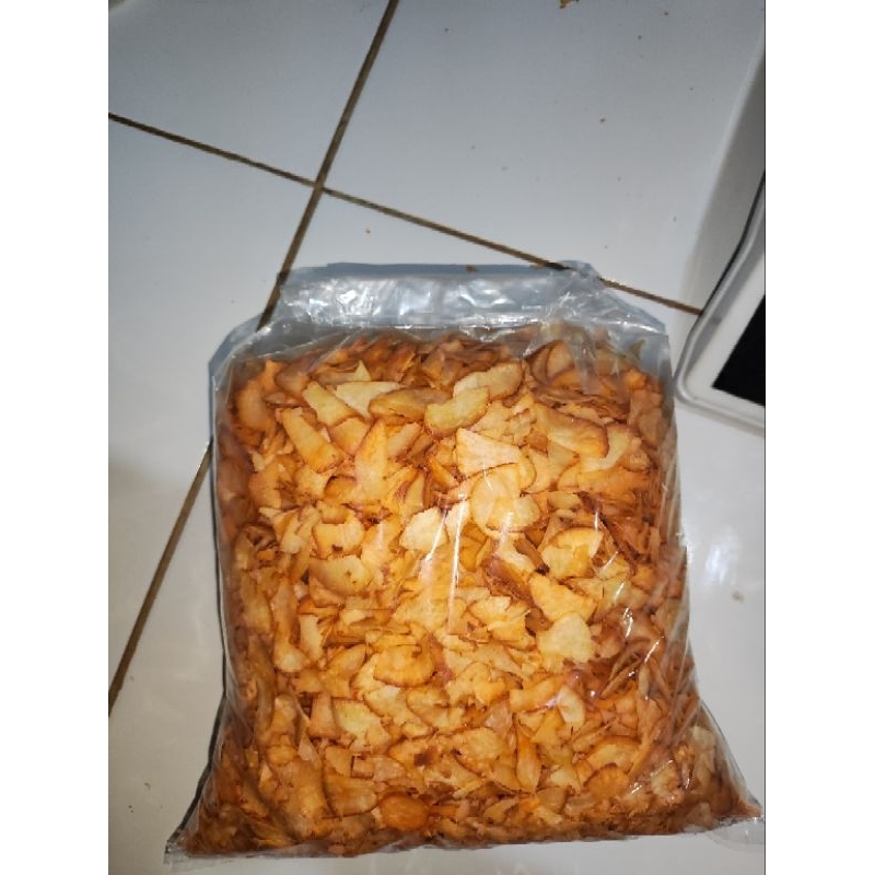 

Keripik Singkong Patahan Kusuka Rasa Balado Kemasan 1Kg