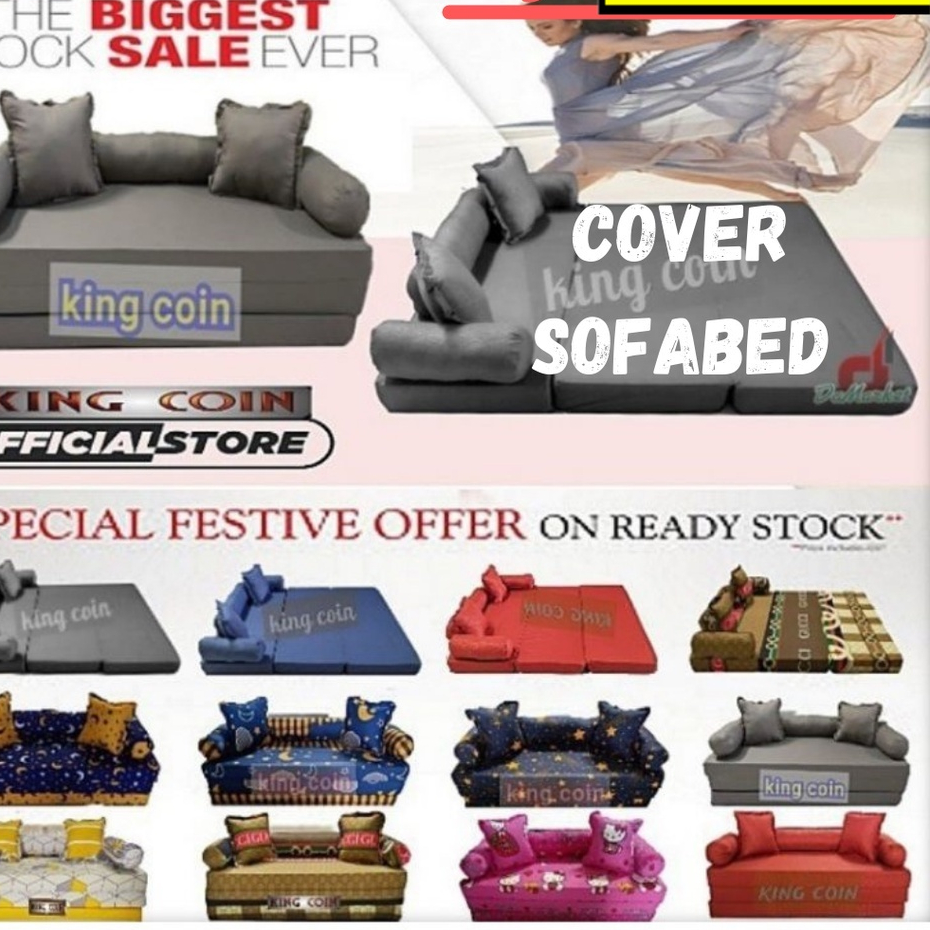 SARUNG COVER SOFA BED UNTUK KASUR BUSA LIPAT 3