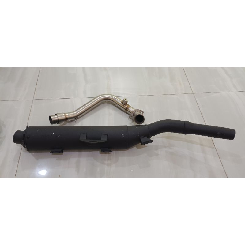 knalpot red leo std racing 35-38 dan 28mm mx king