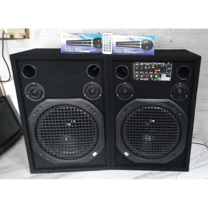 Speaker Aktif 12inch Wofer Bass,Bluetooth,FM Radio,Free Mic Kabel