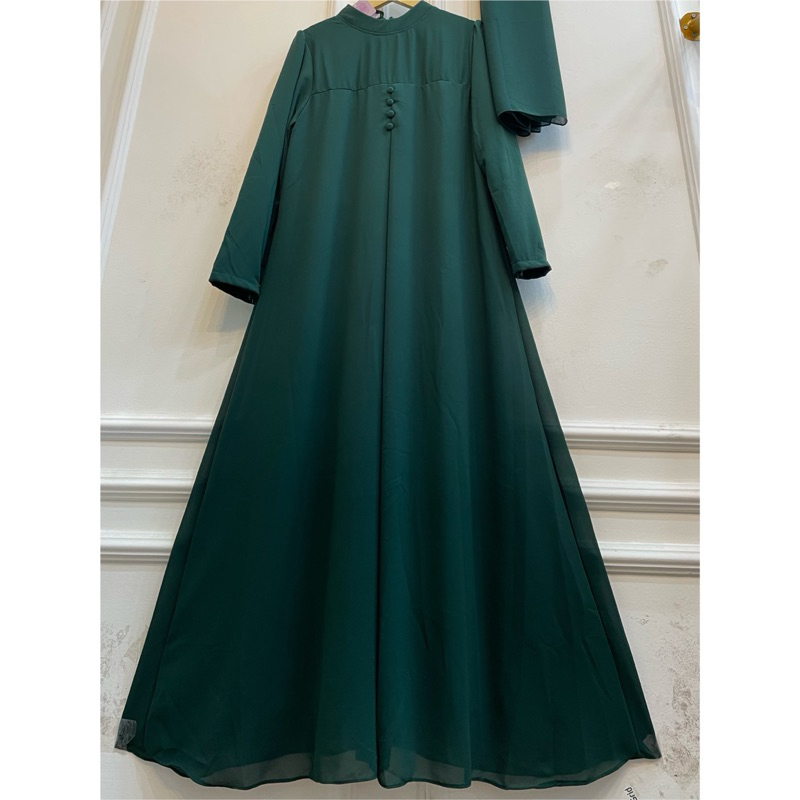 Luwisa Set Gamis Ceruty + Jilbab Segiempat by lilaQue