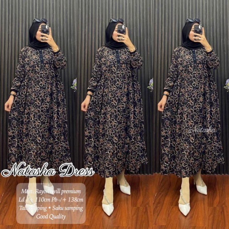 New Natasha Dress Set hijab Viral