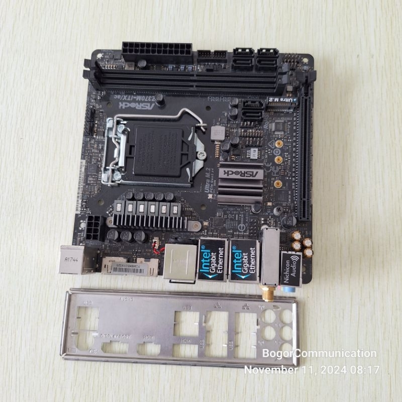 Motherboard Z370 Asrock Z370M-ITX/ac Intel Coffeelake 1151 DDR4 Mini ITX