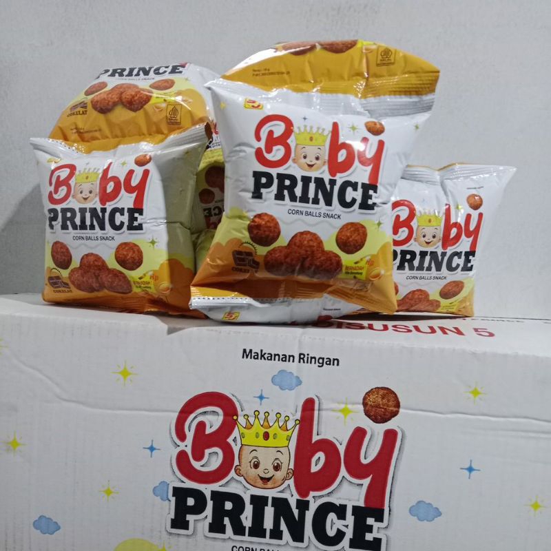 

BABY PRINCE Snack Viral Ciki Berhadiah 1 Pak Isi 10 Pcs Chiki Ciki BABYPRINCE Choco Cokelat Ball Jajanan Anak Hadiah Ulang Tahun Hujan Uang