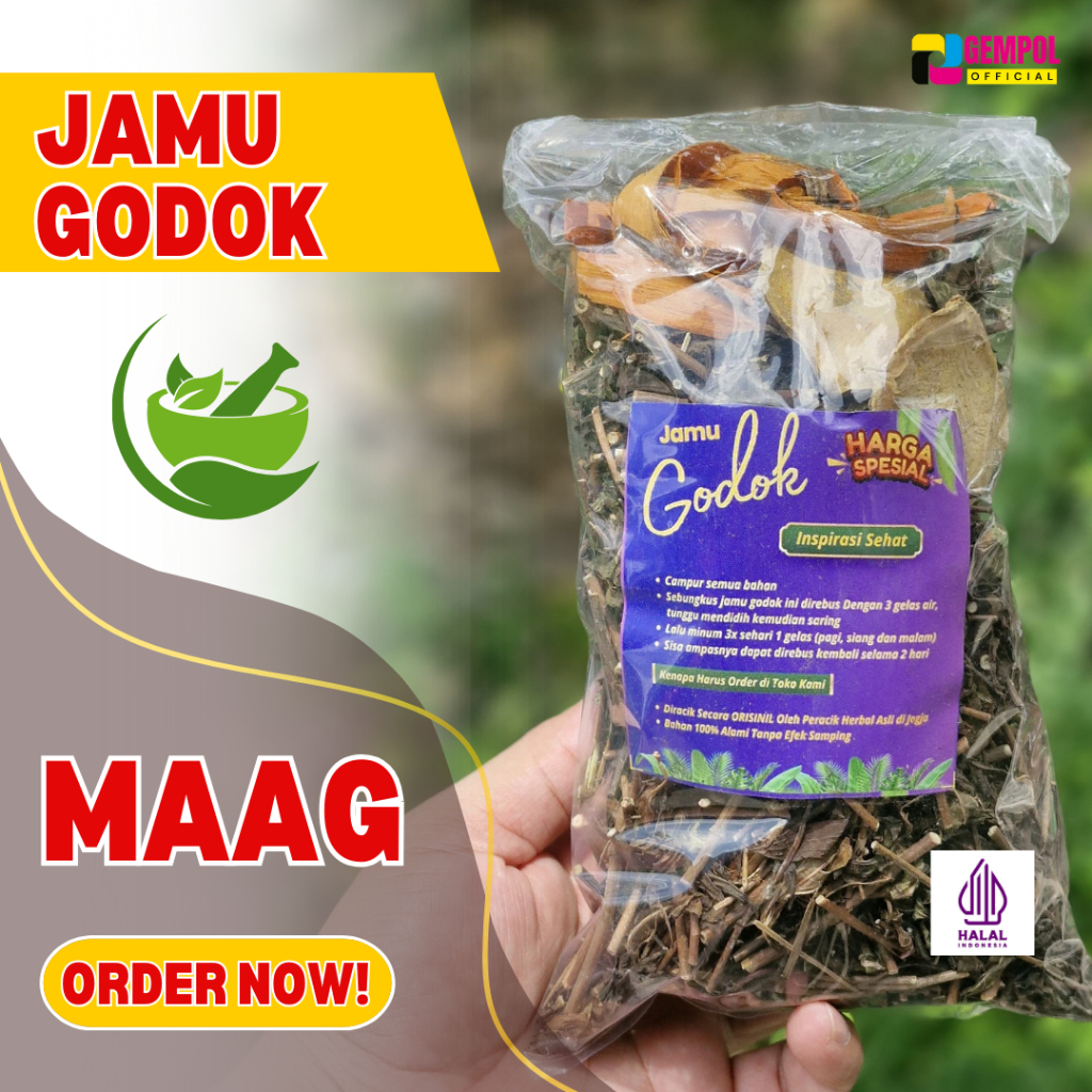 

HERBAL SAKIT MAAG PALING AMPUHH / MENGURANGI RASA MUAL DAN MUNTAH / JAMU GODOK