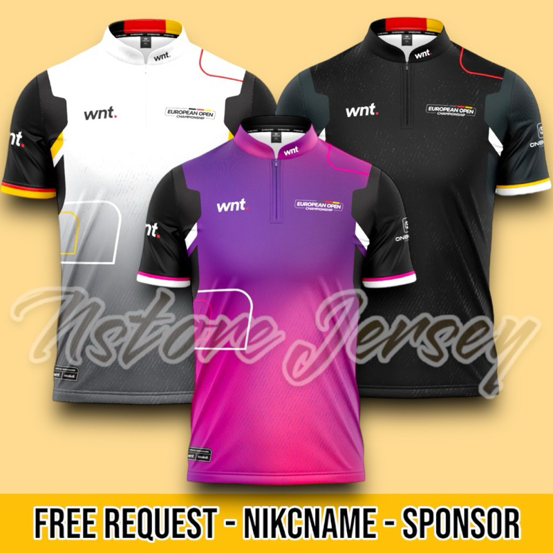 Jersey Billiard Nineball WNT Onboard Freee request nickname & Logo