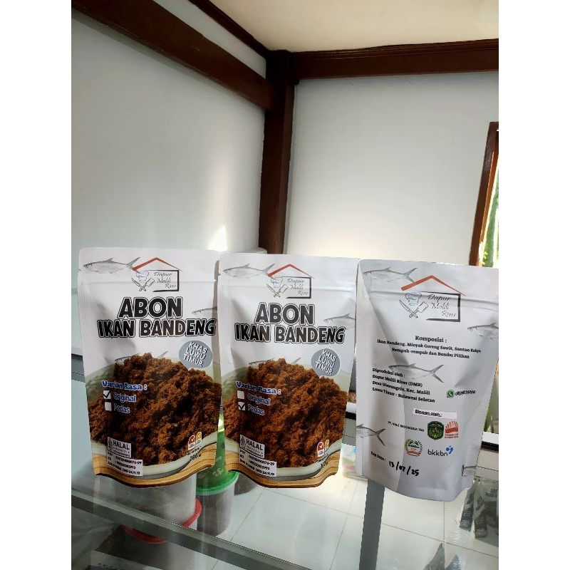 

Abon Ikan Bandeng 100 gram Rasa Original dan Pedas