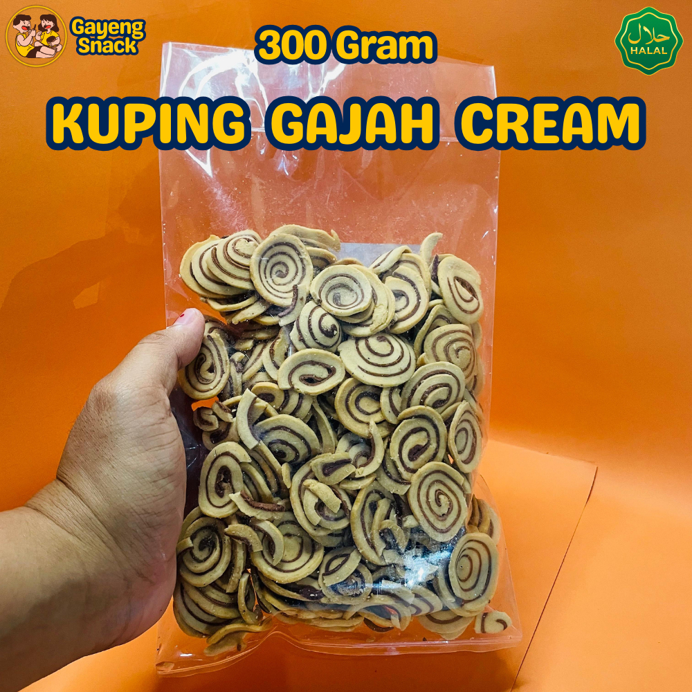 

Kuping Gajah Cream Premium - Kue Kuping Gajah Mekar dan Renyah 300gr