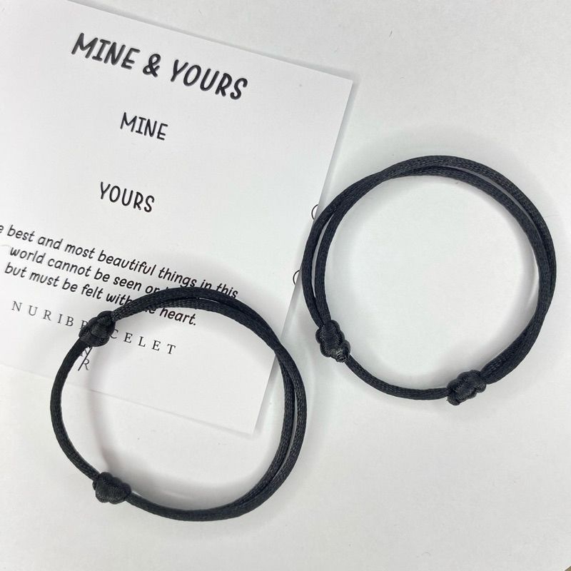 Gelang Couple POLOS MINE & YOURS Gelang Couple Pasangan Sahabat Simple