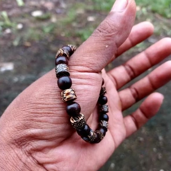gelang kayu galih asem kombinasi liwung lawu