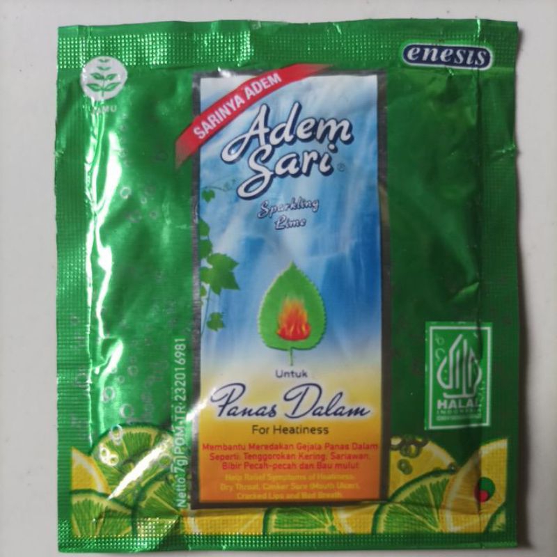 

adem sari saset 7 gram 24 pcs