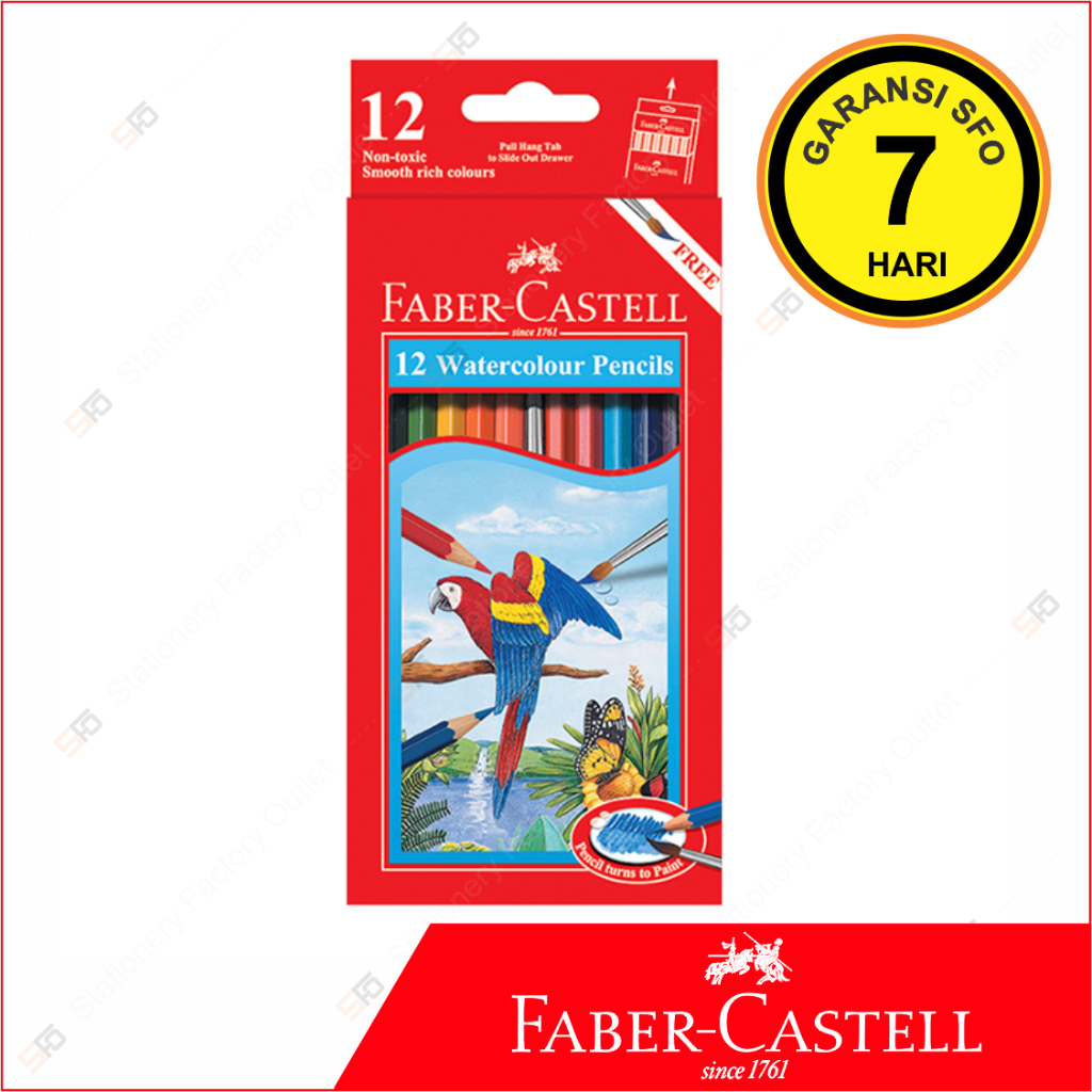 

Pensil Warna Faber Castell Watercolour isi 12 - SFO Semarang Official
