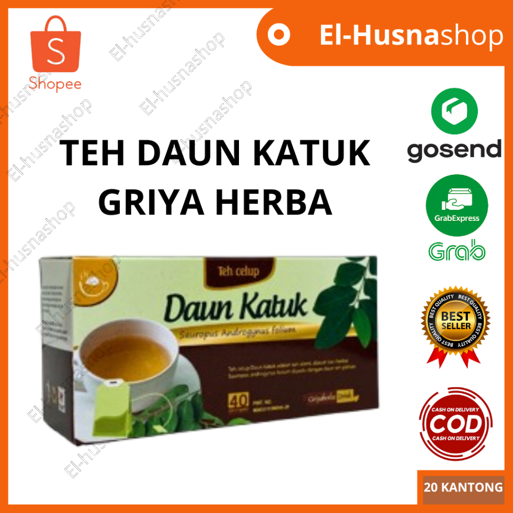 

Teh Celup Daun Katuk Asli Griya Herba Minuman Herbal Isi 20 Kantong