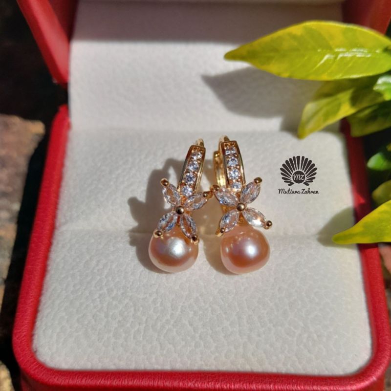 Giwang Mutiara Lombok// Giwang Mutiara Air Tawar Orginal