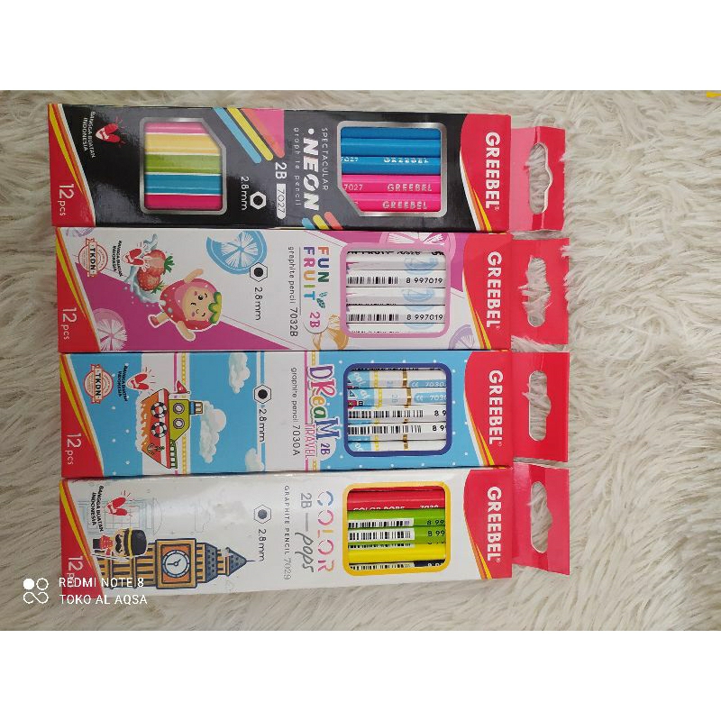 

Pensil 2B Greebel