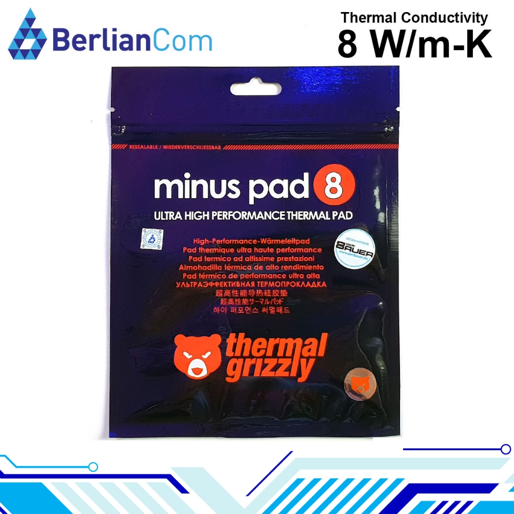 THERMAL GRIZZLY Minus Pad 8 Thermal Pad 120x20x0.5mm