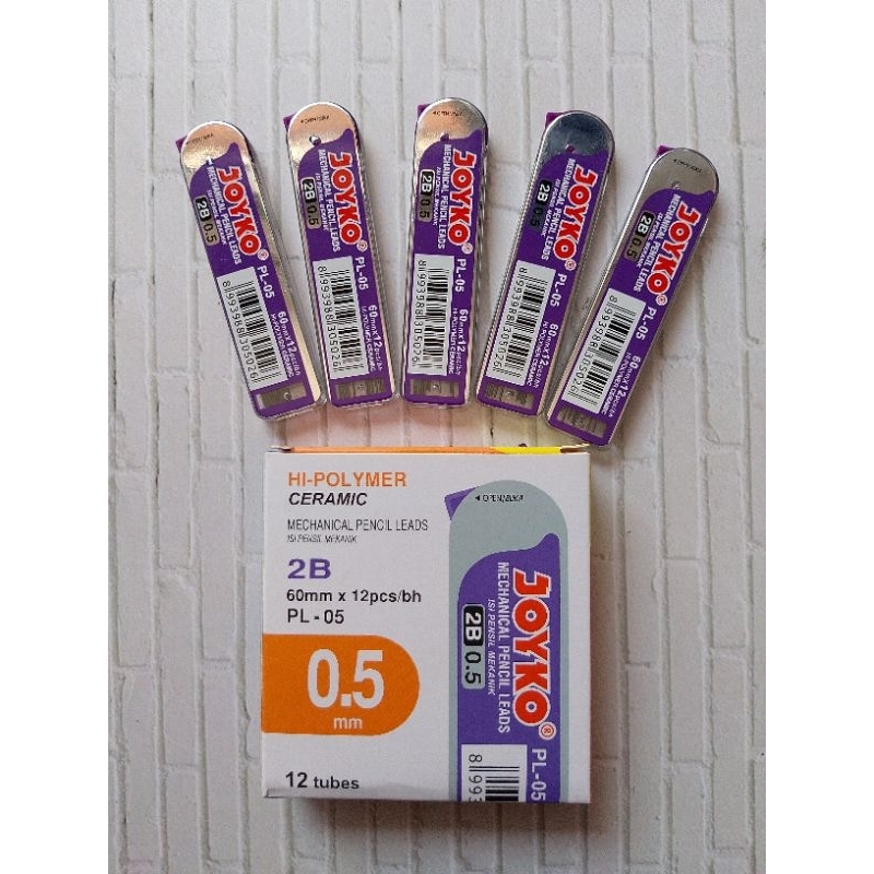 

(12PC) JOYKO REFFIL/ISI PENSIL MEKANIK PL-05 /MEKANIK 0.5