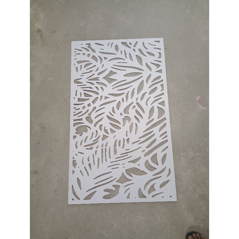 Cutting Krawangan pvc board uk 60x100cm Tebal 5mm