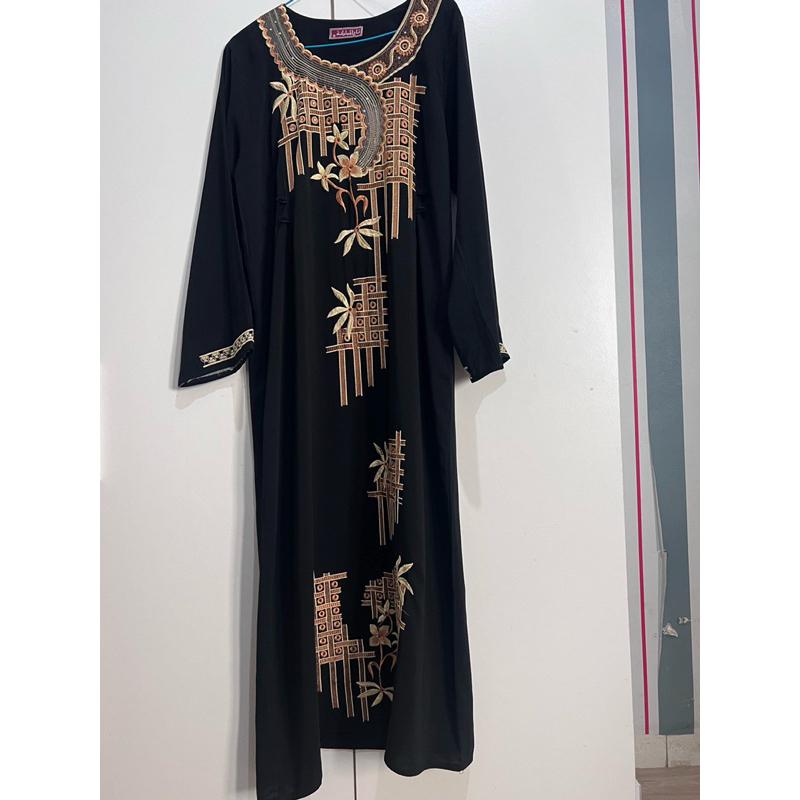 preloved gamis arab asli bagus dan jatuh bahannya