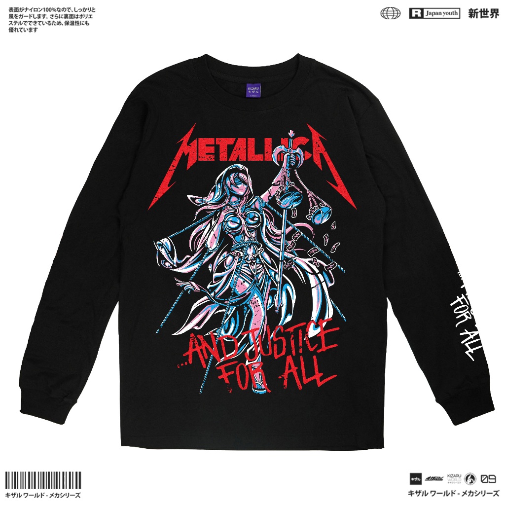 KIZARU Longsleeve T-Shirt Band METALLICA GOBLIN SLAYER