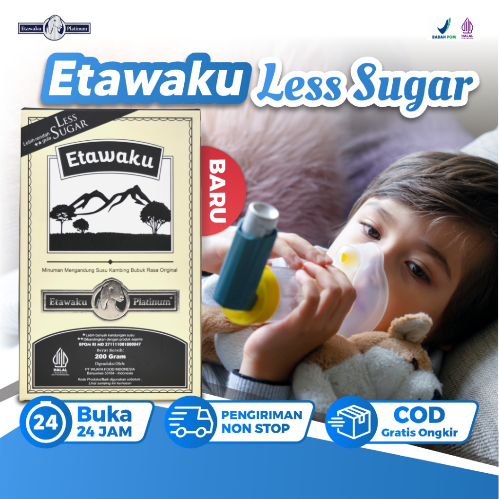 

Etawaku Less Sugar - Obati Sesak Nafas TBC Bronkitis Ganguan Pernafasan Original