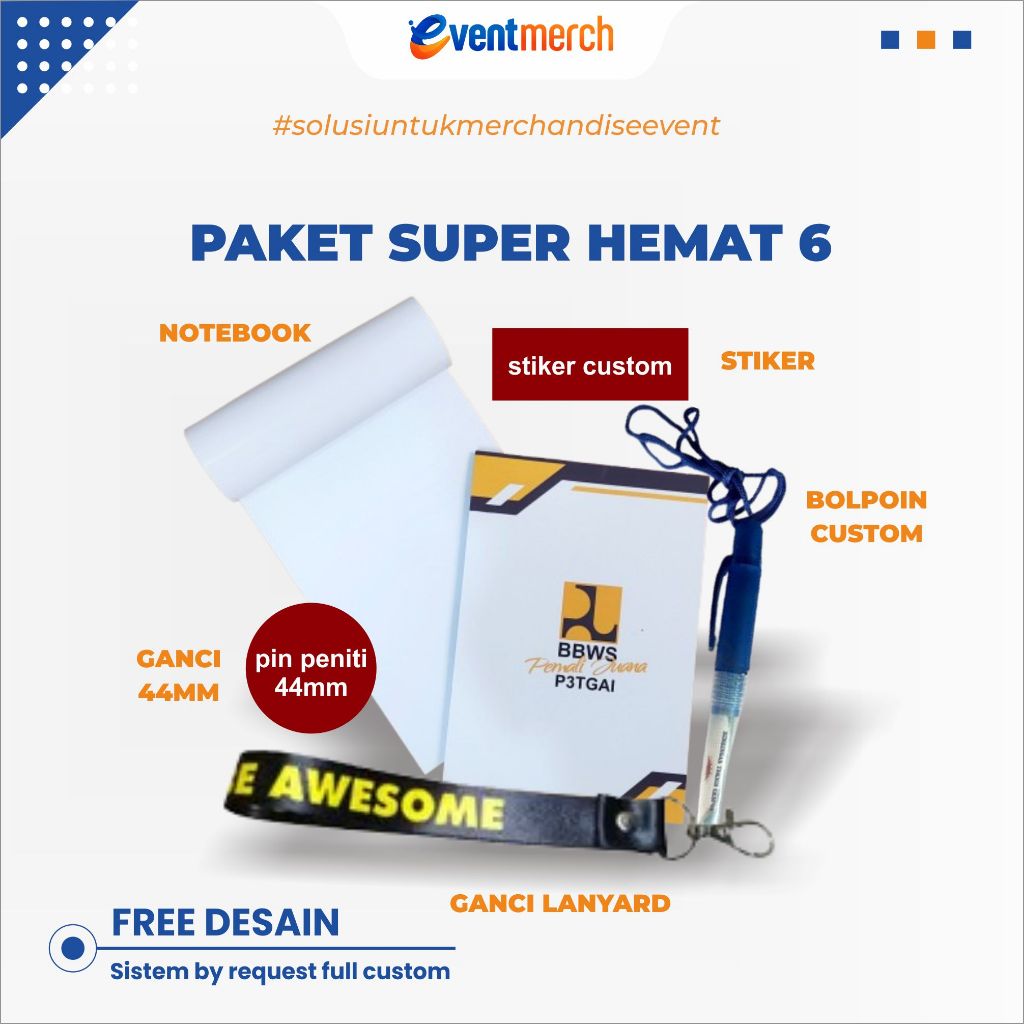 

PAKET SUPER HEMAT 6 ISIAN NOTEBOOK BOLPOIN STIKER GANCI LANYARD