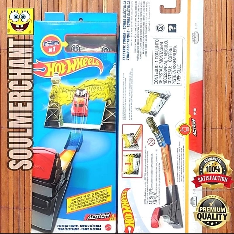 Hot Wheels Action Electric Tower Track Set Original