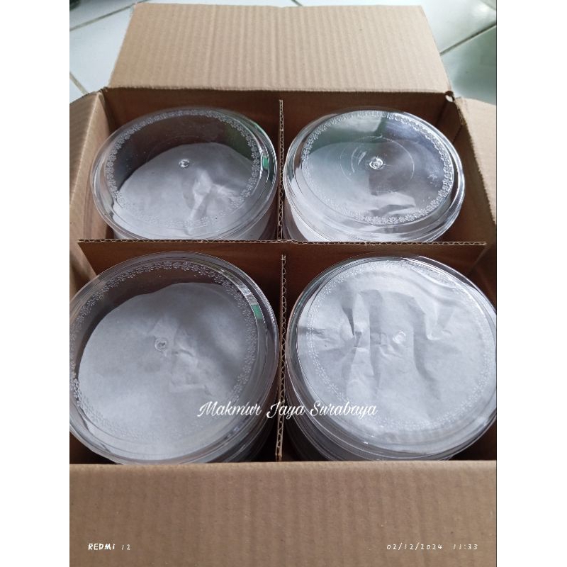 (12 pcs) Toples Bulat 500 gram BELLA/Toples Bulat 500 gram/Toples KCS 500 GR/Toples Mika 500 gr/Topl