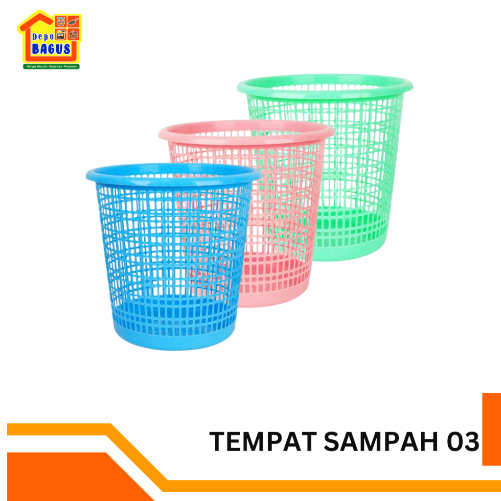 Tempat Sampah Plastik Tempat Sampah Bulat Tempat Sampah Besar